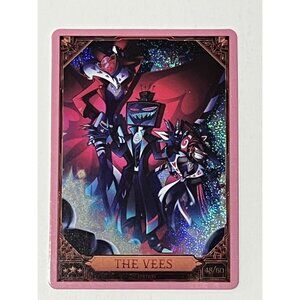 Hazbin Hotel S2 2nd Edition Trading Card - The Vees 48/60 Foil Rare Pink Border